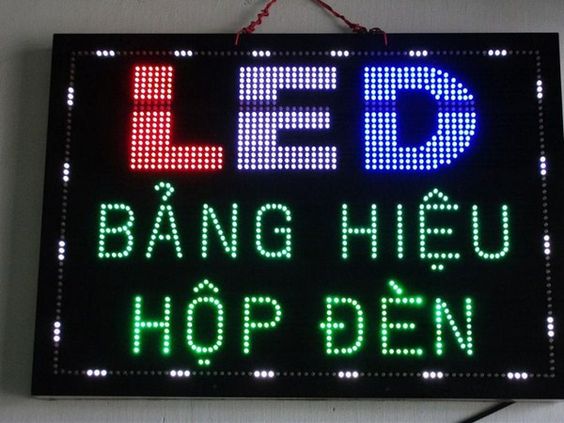 bảng hiệu led