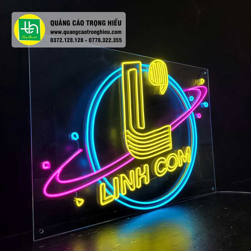 Thi công bảng Led Neon Sign Linhcom