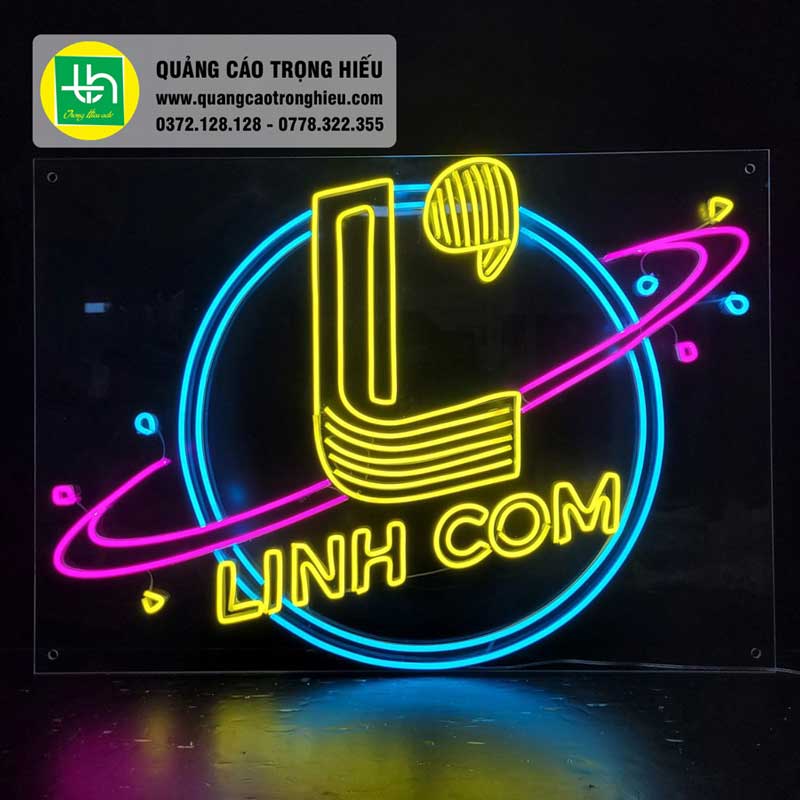 Thi công bảng Led Neon Sign Linhcom - Quảng cáo Trọng Hiếu