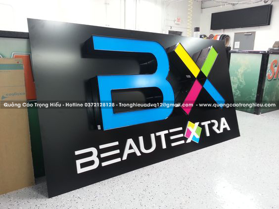 Bảng Hiệu Alu chữ nổi BX BeauteXtra