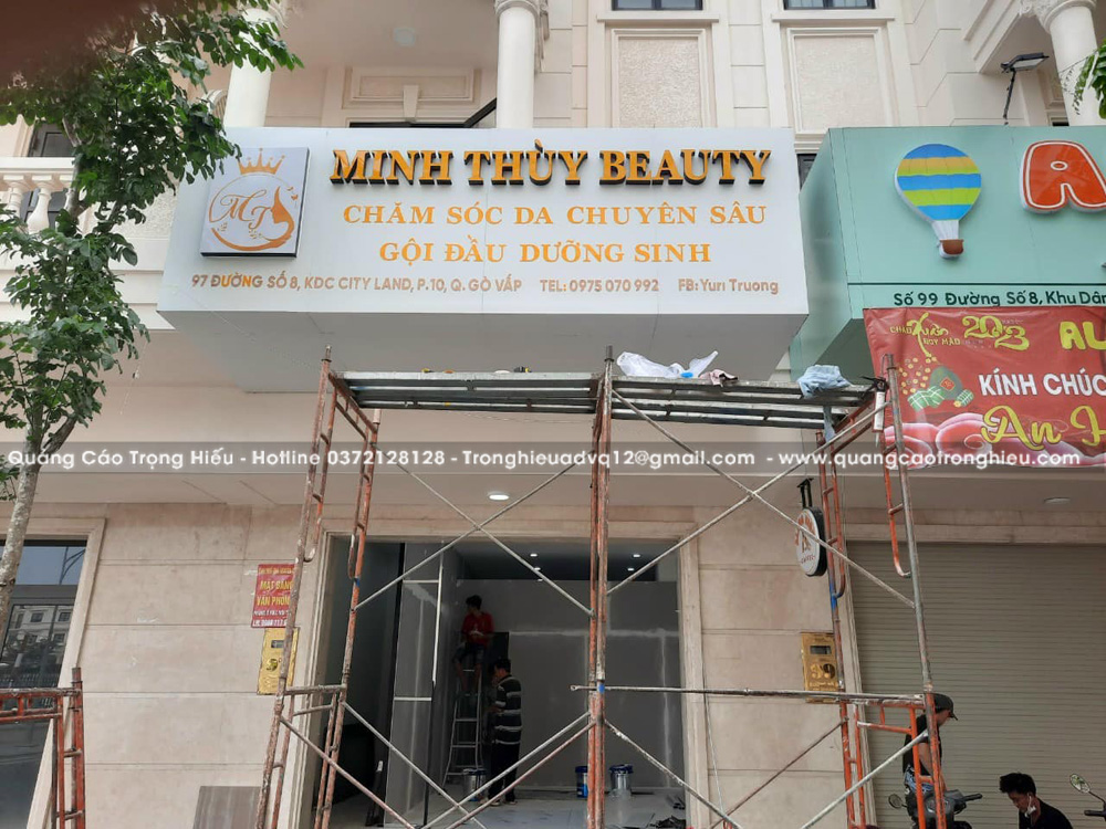 Bảng hiệu chính Spa Minh Thùy Beauty