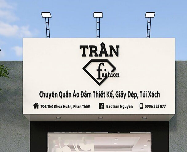 Bảng hiệu shop thời trang đẹp