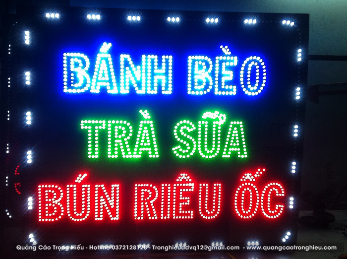 Biển led quán ăn