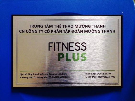 Bảng tên công ty bằng alu