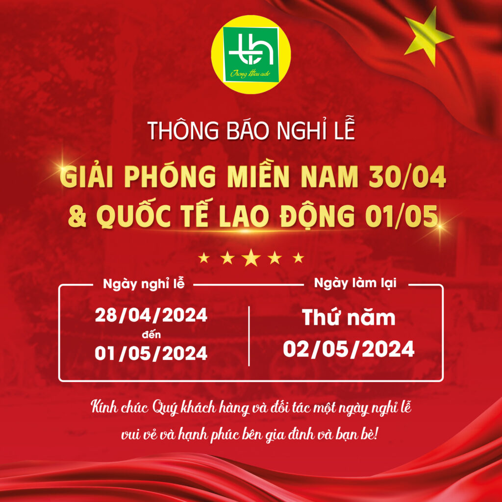Thông báo nghỉ lễ - quảng cáo Trọng Hiếu