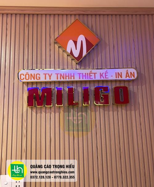 Thi công nội thất văn phòng công ty Miligo