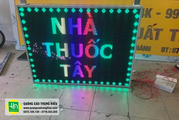 Bảng led ma trận nhà thuốc tây