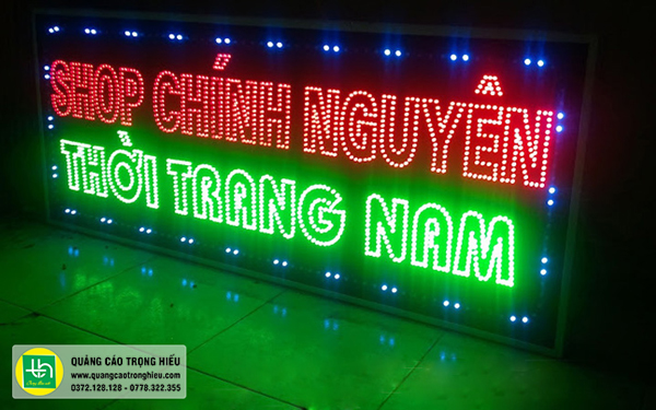 Bảng led ma trận shop thời trang