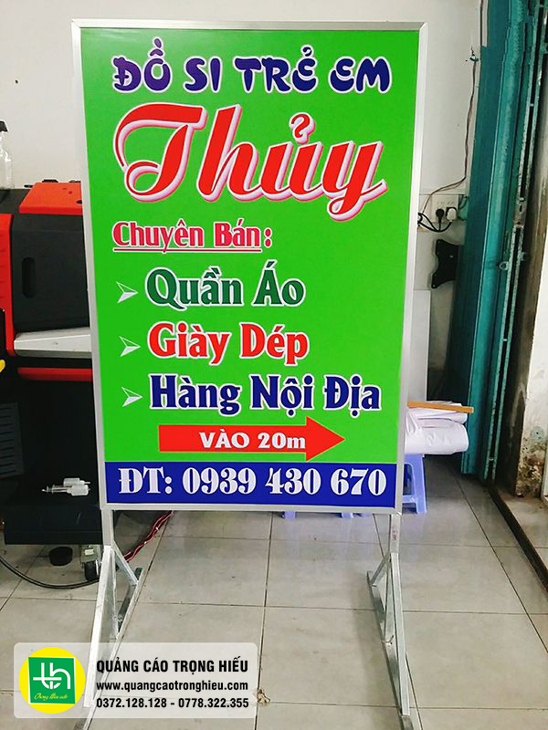 Bảng vẫy bạt 2 mặt giá rẻ