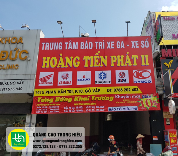 Bảng hiệu bạt hiflet
