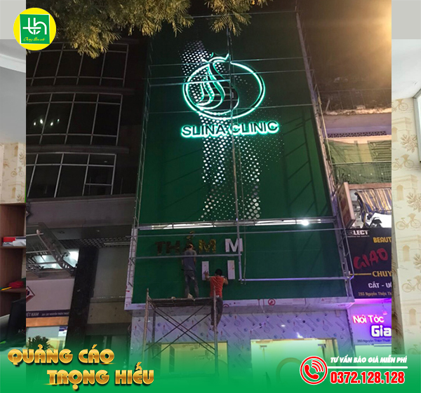 Trọng Hiếu - Đơn vị thi công bảng hiệu trọn gói