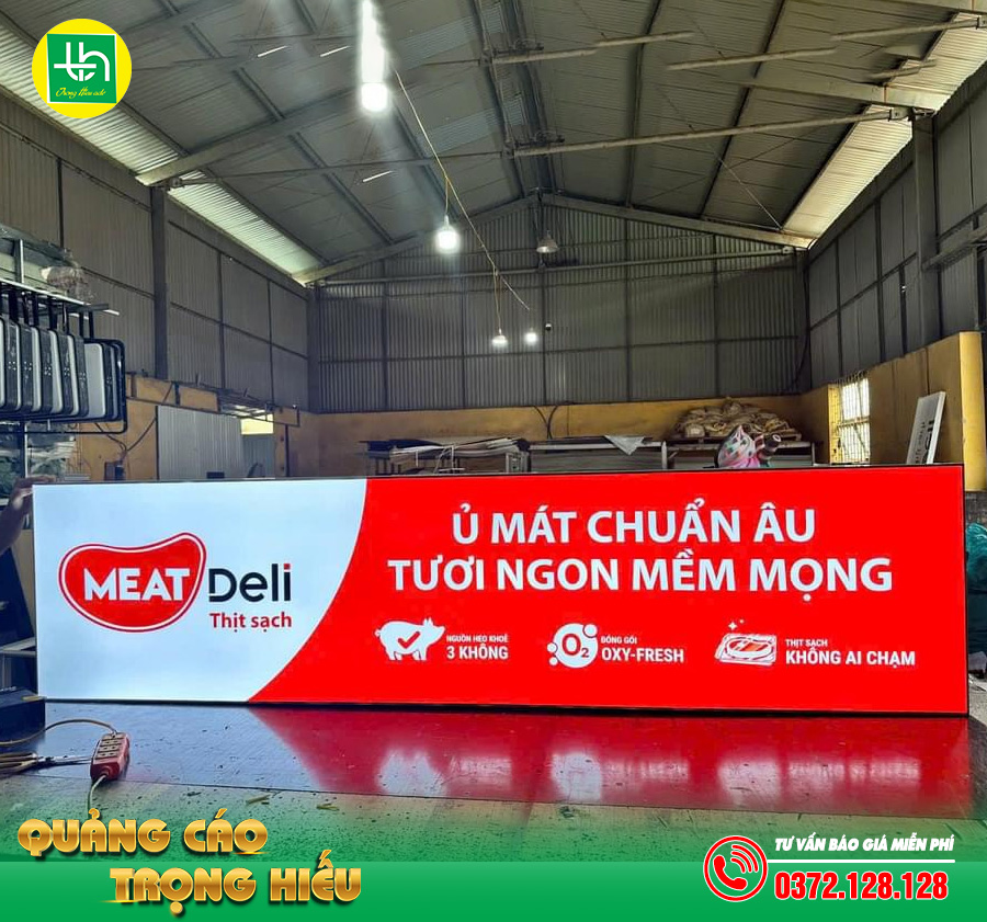 Bảng hiệu hộp đèn 3m